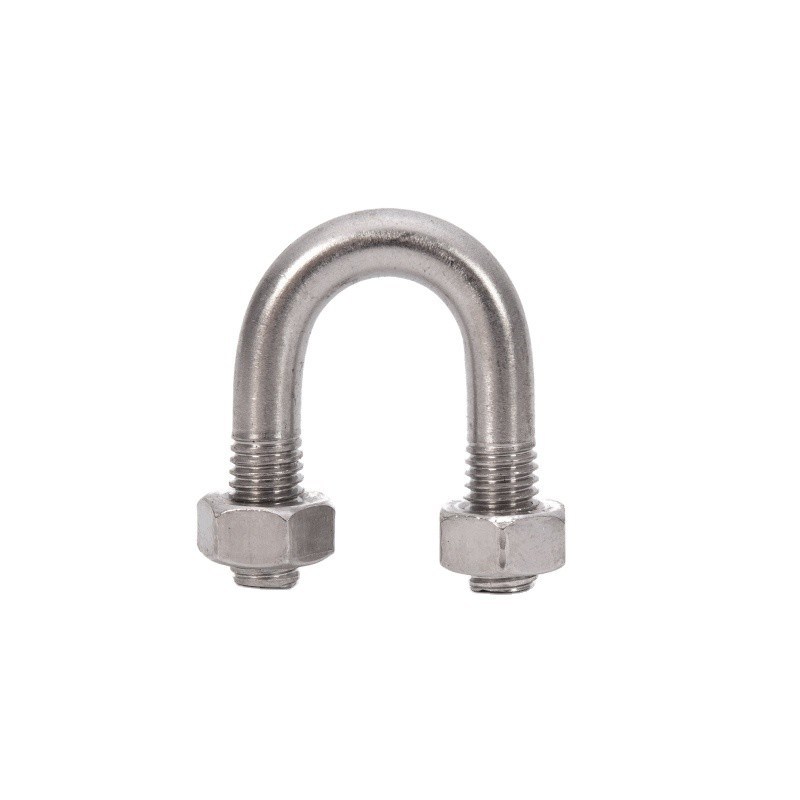 고강성 스테인리스 스틸 M8 평면 U 볼트