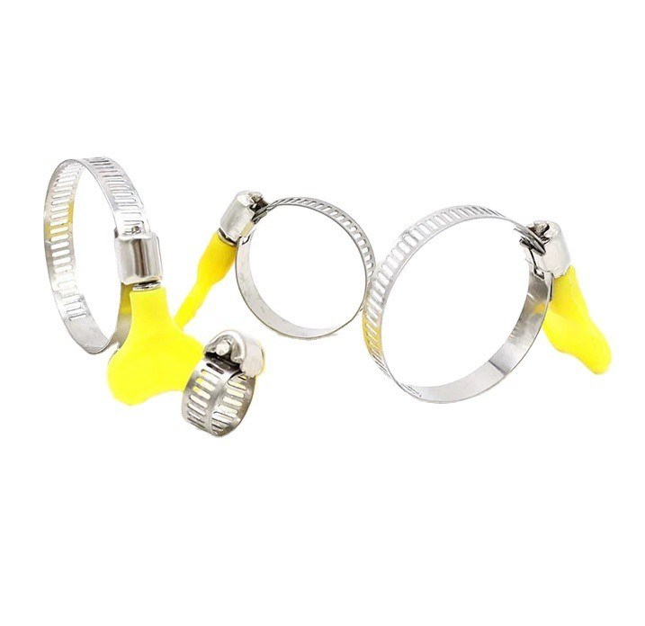 독일형 스테인리스 스틸 빠른 방출 망원경 튜브 C형 파이프 튜브 클립 엄지 손가락 나사 / 손잡이