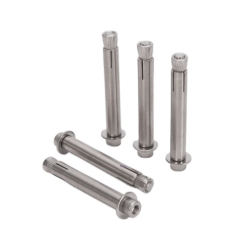 표본 M12 등급 8.8 GS 밸런াইজ 스틸 헥스 헤드 안티 스키드 상어 핀 수갑 앵커 볼트 ISO 표준 귀하의 요구 사항