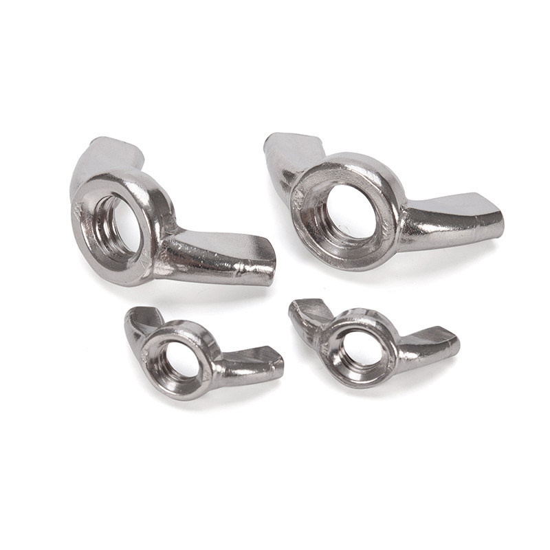 스테인리스 스틸 304/316 날개 나비 견과류 장전 된 마무리 JIS 표준 메트릭 측정 시스템 내구성