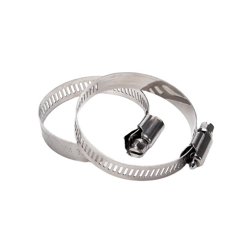 표면 평면 미국 조절 파이프 클램프 워크 기어 201 304 스테인리스 스틸 Hose 클램프 10-16 염화 갱신 샘플