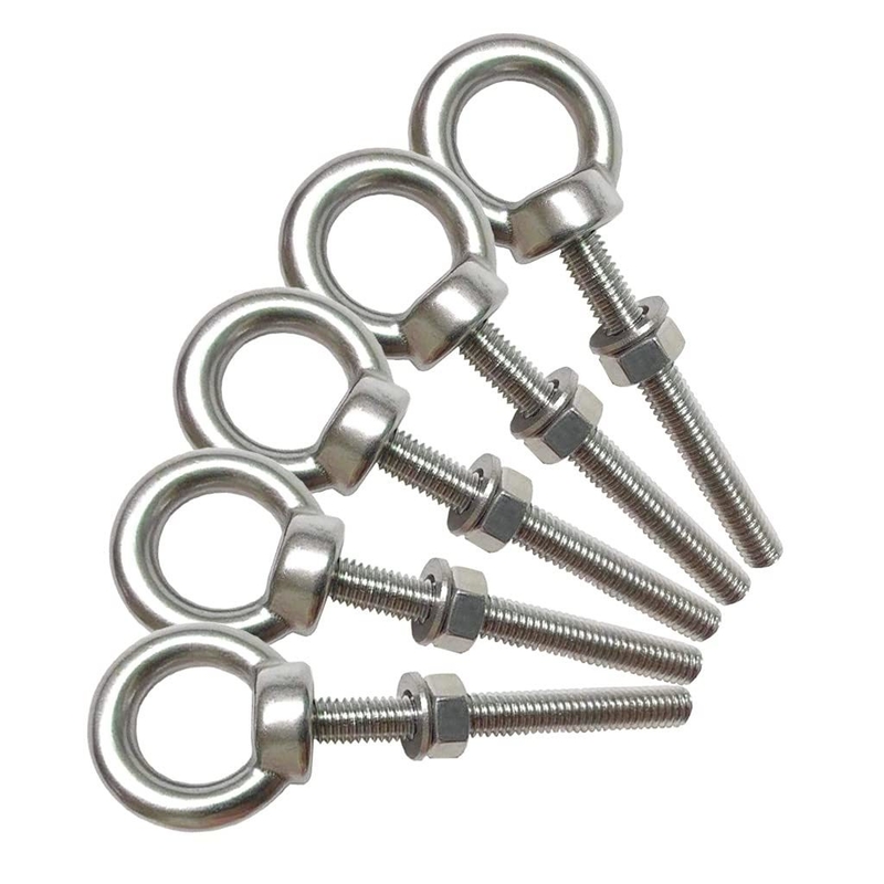 INCH 측정 시스템 스테인리스 스틸 눈 볼트 M6 어깨 1/4 &quot;X 2&quot; 중량 눈 볼트