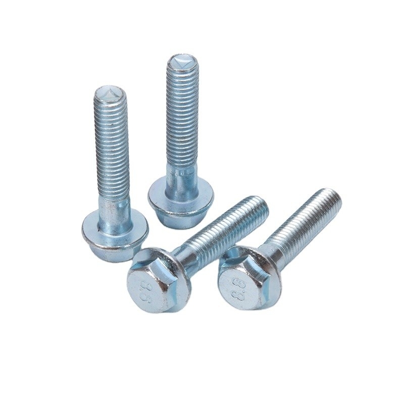고품질 A2-70 탄소 강철 5/16 플랑지드 헥스 헤드 볼트 완전 스레드 5/16 &quot;-18 x 3/4&quot; 고객 요구 사항에 대한 5 등급