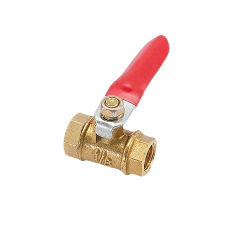 6-12MM Hose Barb Inline Pipe Fittings Brass Water Oil Air Gas Fuel Line Shutoff Ball Valve for Pneumatic Connector Handle 6-12MM 펌프 바브 인라인 파이프 피팅 구리 물 오일 공기 가스 연료 라인 폐쇄 볼 밸브