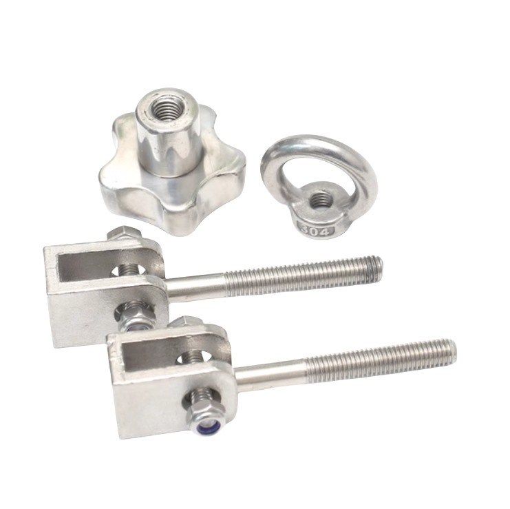 측정 시스템 임페리얼 인치 304 스테인리스 스틸 플룸 블로섬 손잡이 스크루 스타 모양 손잡이 고무 목재 손 휘어진 볼트