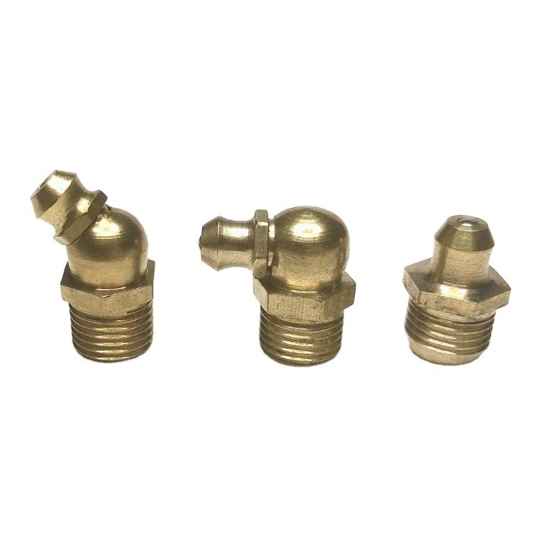 M6 M8 M10 가 casting Fitting Grease Gun Nozzle 90° Nipple Grease Fitting Optimal Performance를 위한 맞춤형 크기