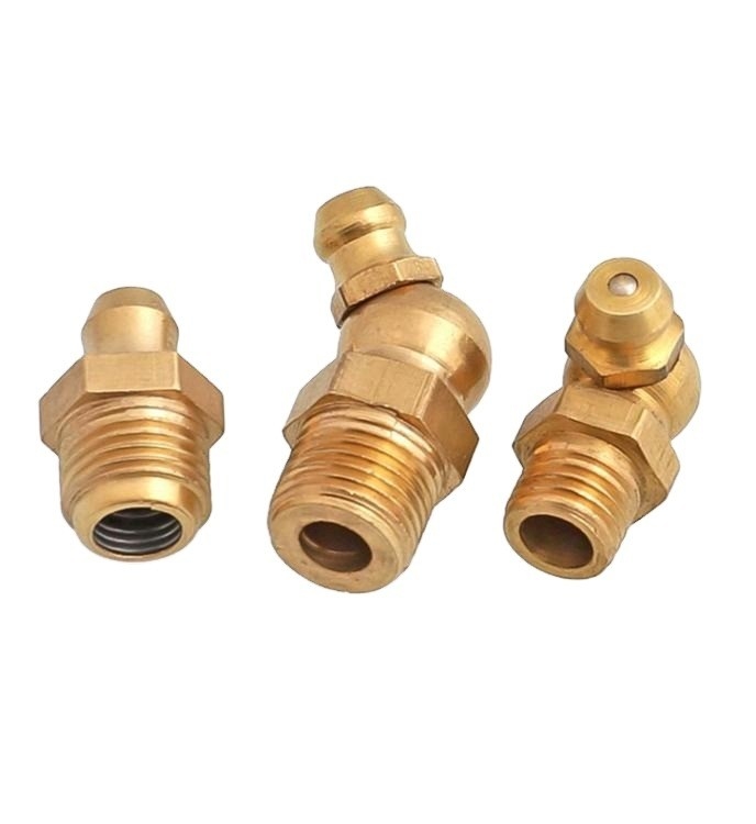 여성 연결 90도  Nipple Grease Fitting for White Grease Gun 노즐 및 맞춤형 크기의 Grease Hose