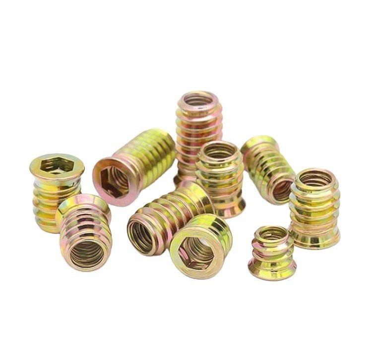 스테인리스 스틸 201/304/316 메트릭 측정 시스템 M6 M8 M10 가구 및 오래 지속되는 가구용 스레드 목재 삽입 견과류