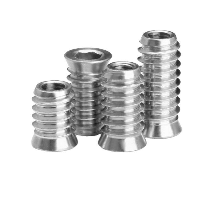 석유 가스 산업 필수 제국적 측정 스테인리스 스틸 가구 부식 저항 가연 코팅과 함께 나무 삽입 견과류