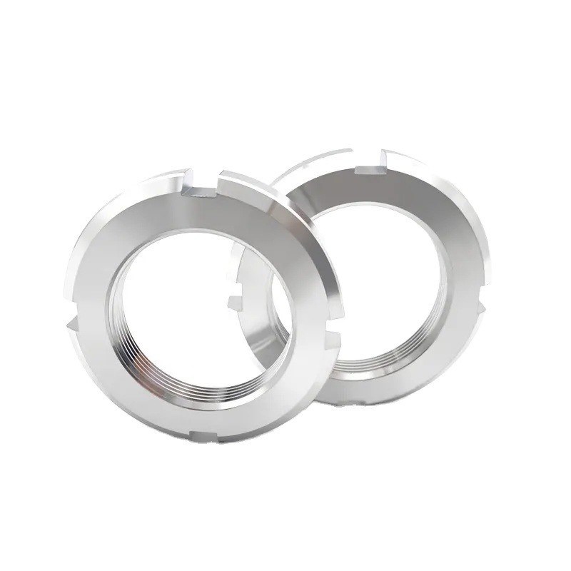 스테인리스 스틸 샤프트 잠금 견과기 원형 롤 타입 슬롯 견과기 젤리화 마감 및 제국 측정 시스템 8mm 볼트